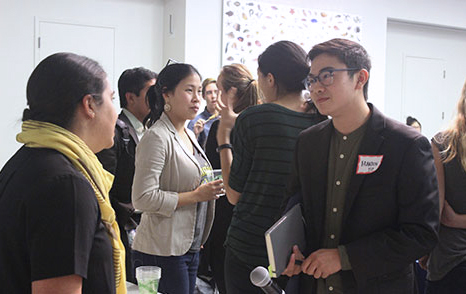 students at a career panel