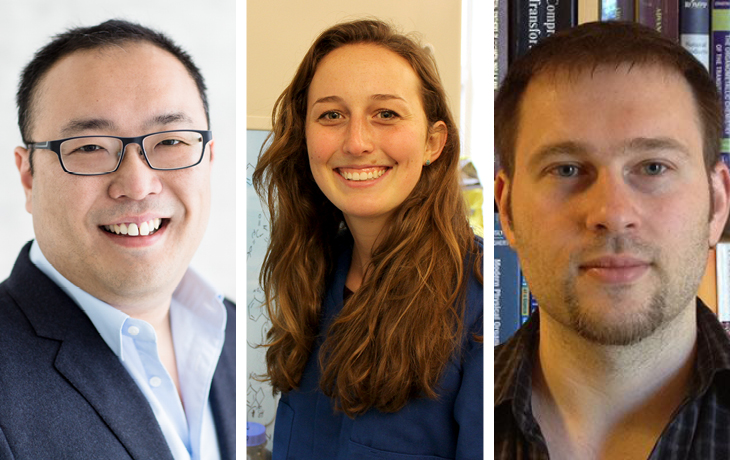 Headshots of associate professor Daniel Nomura, graduate student Jessica Spradlin, and associate professor Thomas Maimone Headshots of associate professor Daniel Nomura, graduate student Jessica Spradlin, and associate professor Thomas Maimone