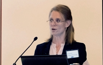 Susanna Laaksonen-Craig at the SJ hall lecture