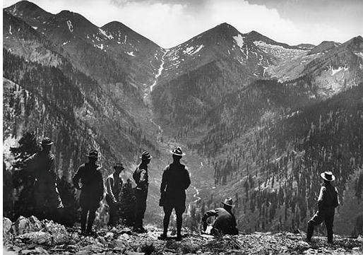 The Mather Mountain Party in 1915 The Mather Mountain Party in 1915