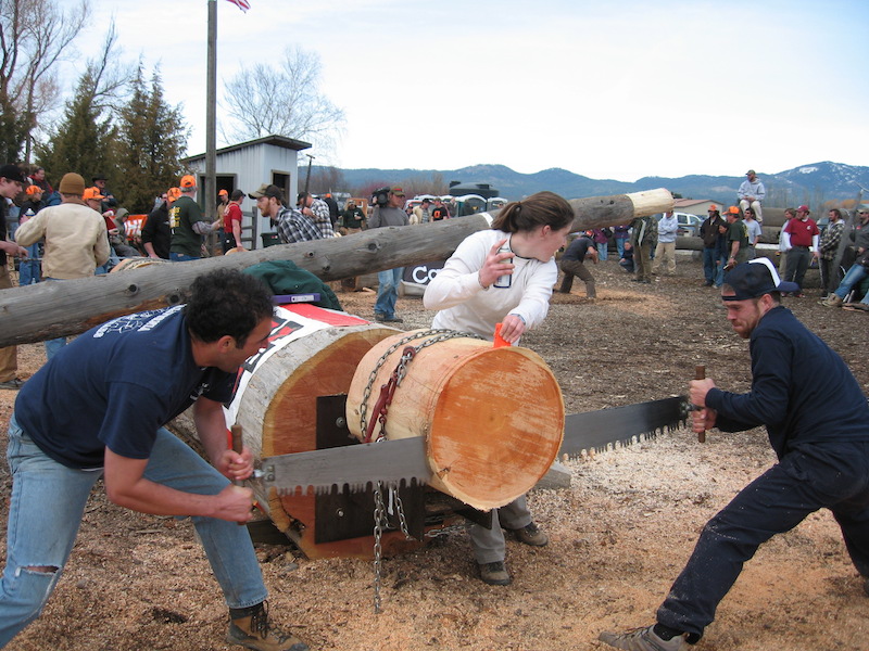 Forestry Club students participate in logging sports competition Forestry Club students participate in logging sports competition
