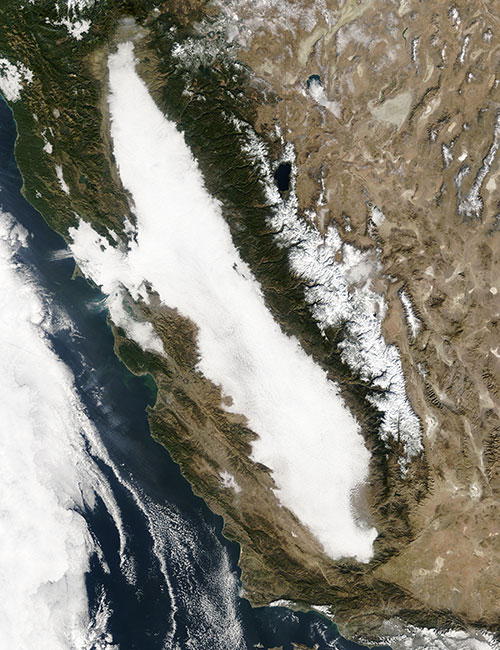 NASA satellite photo.