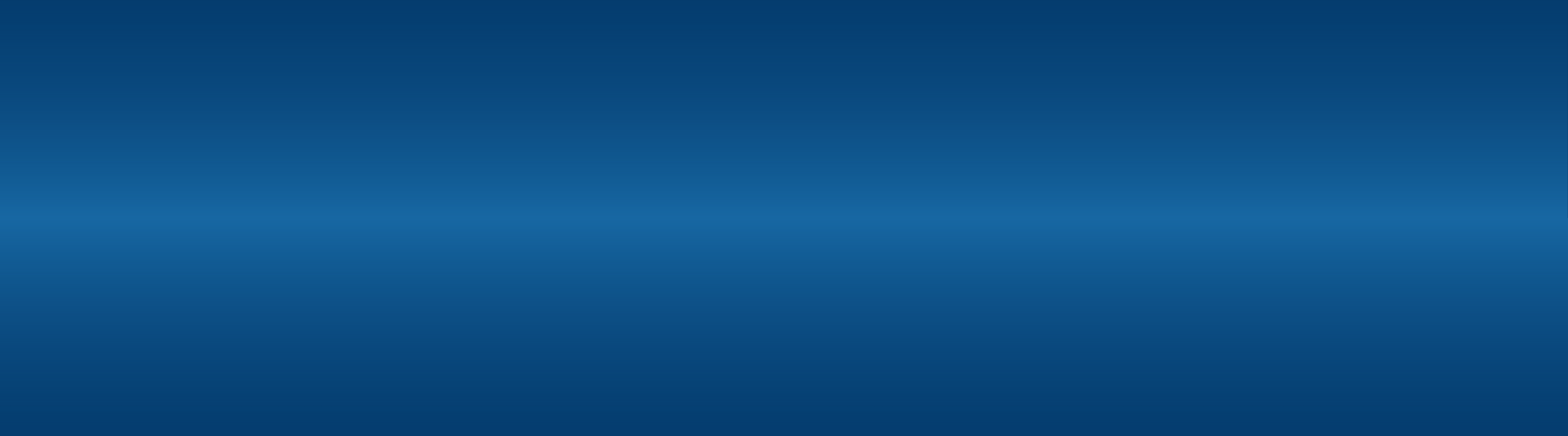 A blue banner with a gradient
