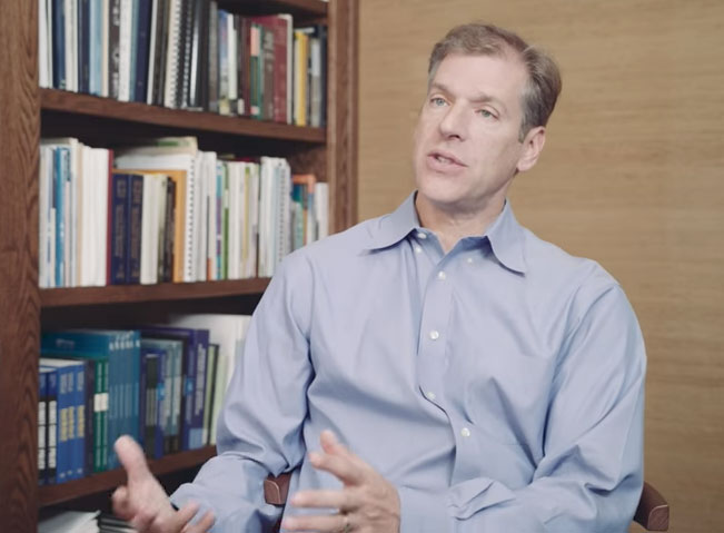 Dan Kammen during an interview with Vox