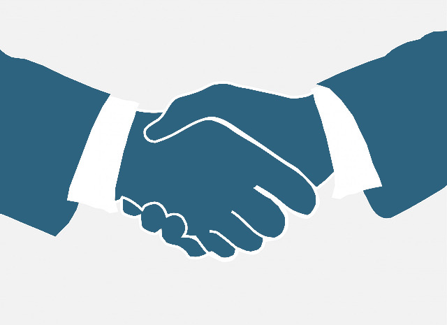 a strong handshake
