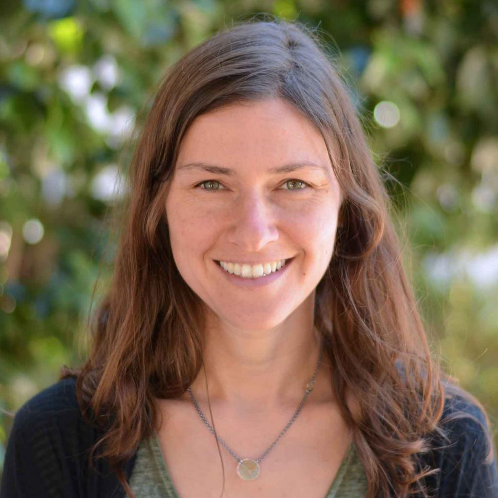 Portrait of Bree Rosenblum in front of trees