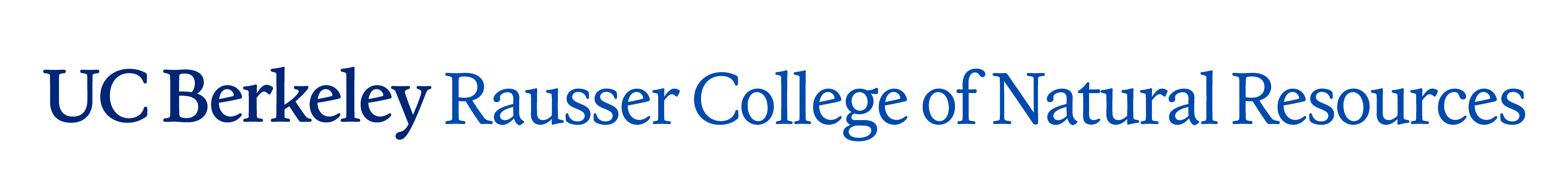UC Berkeley Rausser College of Natural Resources