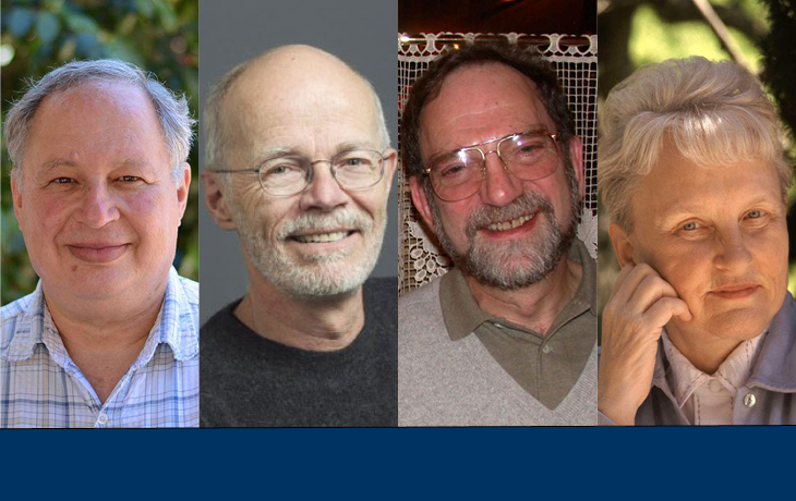 Headshots of Wayne M. Getz, Carolyn Merchant, Barry Shane, and John Taylor.