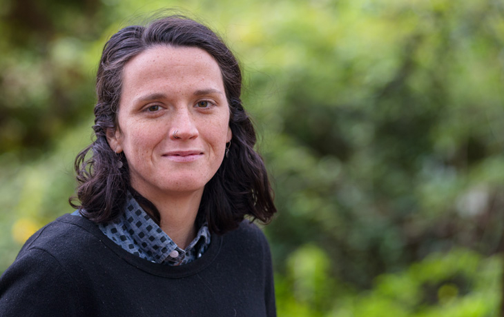 A portrait of Kristin Dobbin, assistant professor of Cooperative Extension in ESPM.
