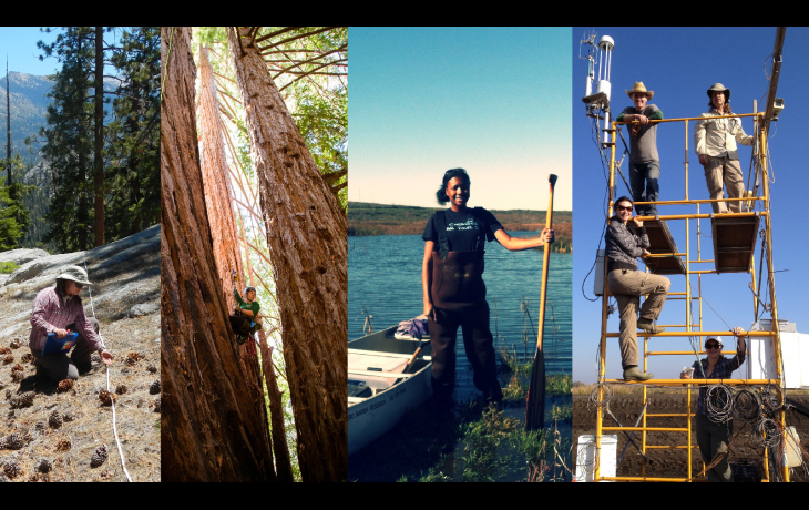 Photos courtesy of Kate Wilkin, Roxy Cruz, Chandra Richards, and Sara Knox, ESPM graduate students