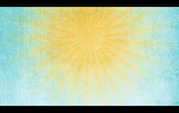 a warm sun