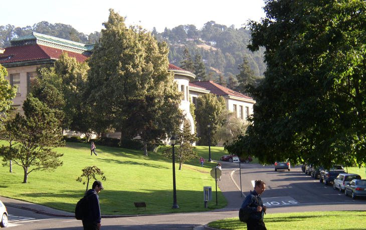 Campus shot of Wellman hall