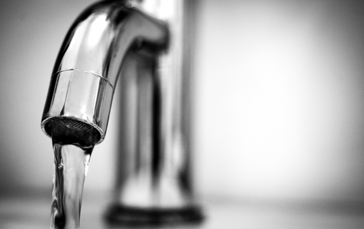 a water faucet