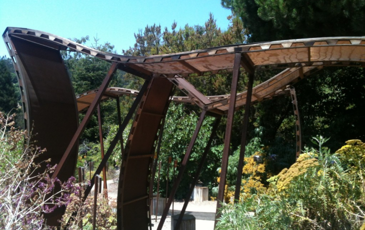 Shirley watts artwork on display at the botanical garden