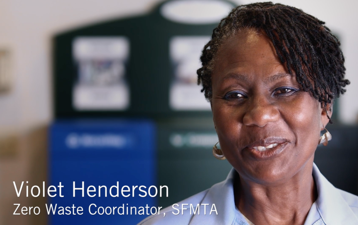 Violet Henderson screenshot from an SFMTA video