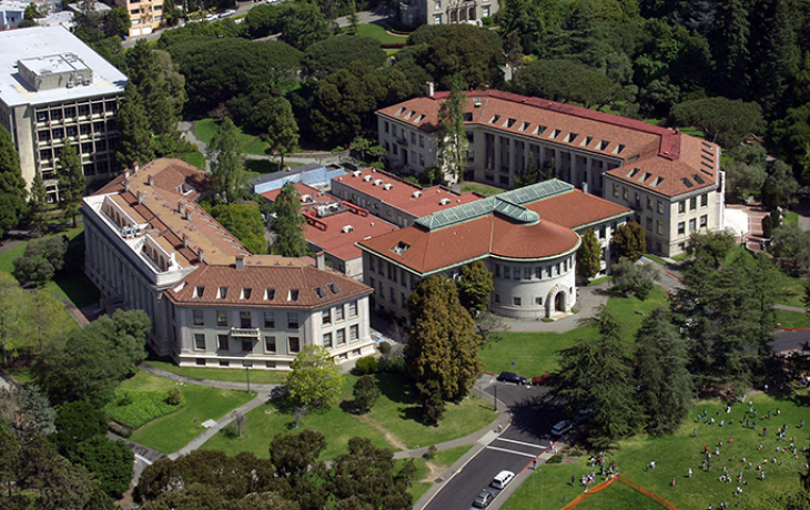 Arial photo of Wellman Hall